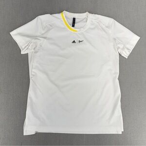 Adidas Parley Mens XL Tennis London Tee Freelift T-Shirt AeroReady White Soccer